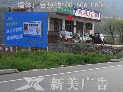 葵花药业墙体广告