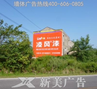 凌风漆墙体广告