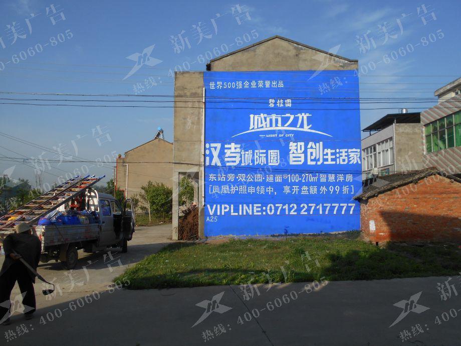 碧桂园墙体广告