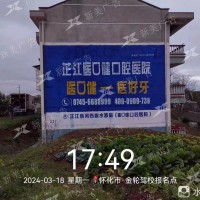 芷江口腔医院墙体广告