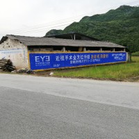 爱尔眼科墙体广告