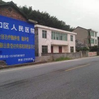 渌口区第一人民医院墙体广告