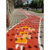 天津跑道彩绘